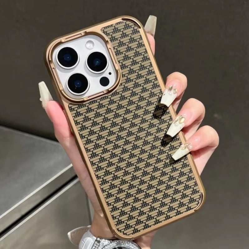 Luxury Carbon Fiber Texture Shockproof Matte Bumper Case for Iphone 16 15 14 13 Pro Max Cool Armor Magnetic for Magsafe Cover